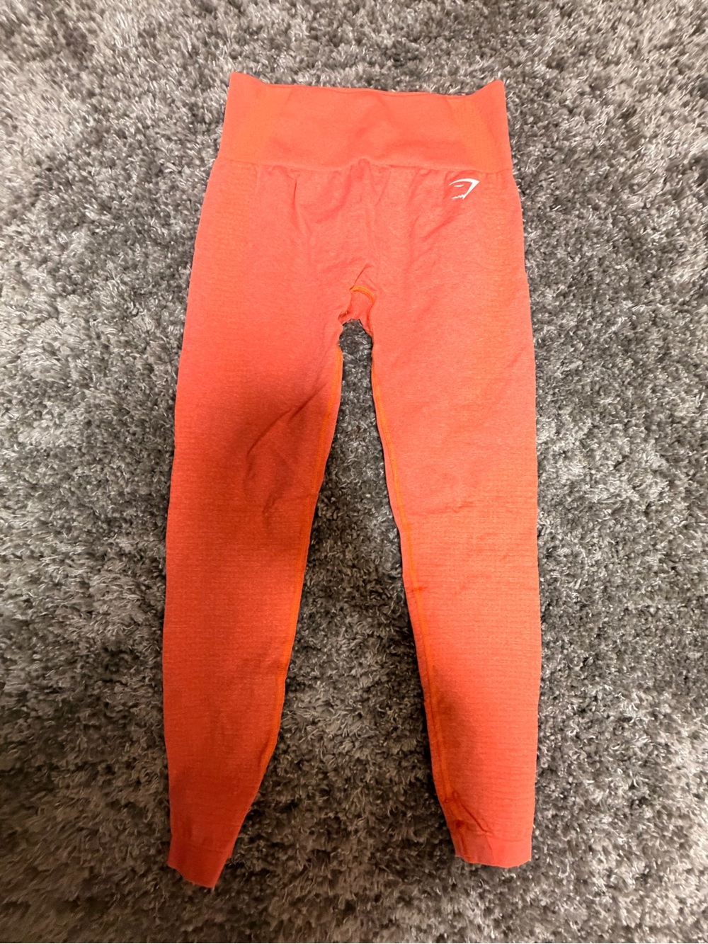 Gymshark Seamless Leggings in Coral Orange